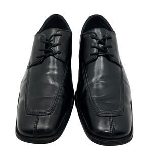 Alberto Fellini Obama Black Upper Square Toe Derby Mens 10.5 Dress Shoes